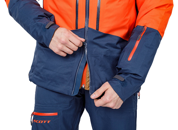 Куртка мужская Scott Explorair 3L Orange/Nightfall Blue - Фото 12 большая