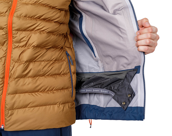 Куртка мужская Scott Explorair 3L Orange/Nightfall Blue - Фото 14 большая