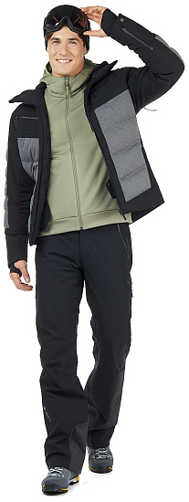 Куртка мужская Mountain Force Yuri Black/Black Melange - Фото 4 большая