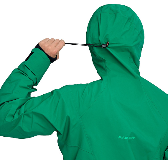 Куртка мужская Mammut La Liste HS Hooded Deep Emerald - Фото 10 большая