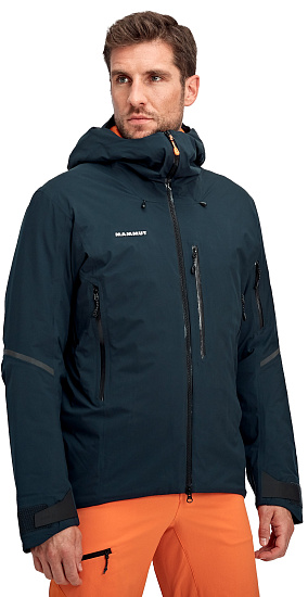 Куртка мужская Mammut Nordwand Thermo HS Hooded Night - Фото 2 большая