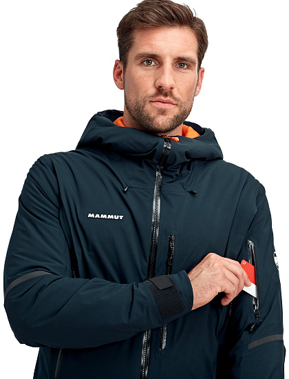 Куртка мужская Mammut Nordwand Thermo HS Hooded Night - Фото 4 большая