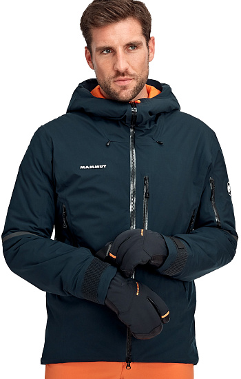 Куртка мужская Mammut Nordwand Thermo HS Hooded Night - Фото 5 большая