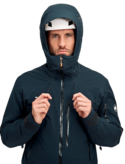 Куртка мужская Mammut Nordwand Thermo HS Hooded Night - Фото 6 большая