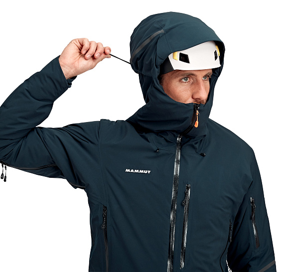 Куртка мужская Mammut Nordwand Thermo HS Hooded Night - Фото 8 большая