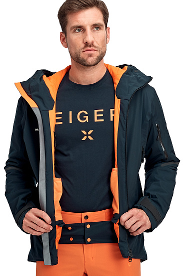 Куртка мужская Mammut Nordwand Thermo HS Hooded Night - Фото 11 большая