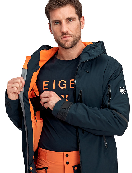 Куртка мужская Mammut Nordwand Thermo HS Hooded Night - Фото 13 большая