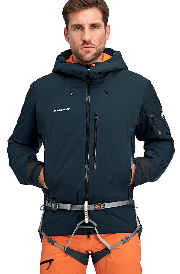 Куртка мужская Mammut Nordwand Thermo HS Hooded Night - Фото 14 большая