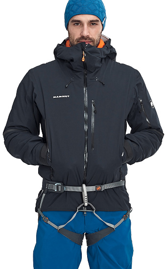 Куртка мужская Mammut Nordwand Thermo HS Hooded Night - Фото 16 большая