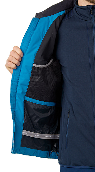 Куртка мужская Head Neo Turquoise/Darkblue - Фото 10 большая