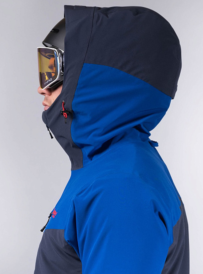 Куртка мужская Bergans Oppdal Ins Dk RoyalBlue/Navy/FireRed - Фото 6 большая