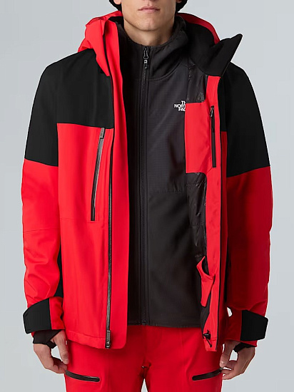 Куртка мужская The North Face Chakal Elevation Red/TNF Black - Фото 11 большая