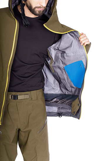 Куртка мужская Arcteryx Sidewinder SV Dark Moss - Фото 21 большая