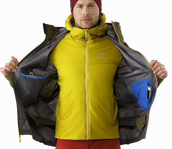 Куртка мужская Arcteryx Sidewinder SV Dark Moss - Фото 13 большая
