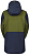 Куртка мужская Scott Vertic GTX 2L Dark Blue/Fir Green - Фото 2 малая