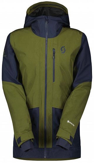 Куртка мужская Scott Vertic GTX 2L Dark Blue/Fir Green - Фото 1 большая