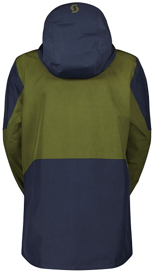 Куртка мужская Scott Vertic GTX 2L Dark Blue/Fir Green - Фото 2 большая