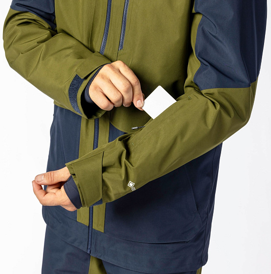 Куртка мужская Scott Vertic GTX 2L Dark Blue/Fir Green - Фото 3 большая