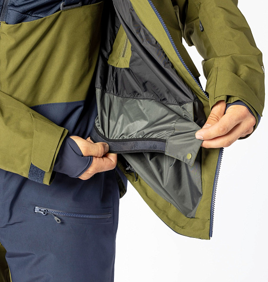 Куртка мужская Scott Vertic GTX 2L Dark Blue/Fir Green - Фото 5 большая