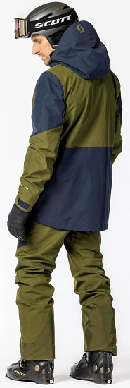 Куртка мужская Scott Vertic GTX 2L Dark Blue/Fir Green - Фото 8 большая