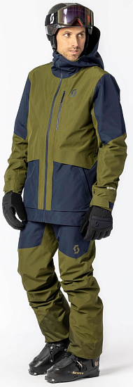 Куртка мужская Scott Vertic GTX 2L Dark Blue/Fir Green - Фото 9 большая