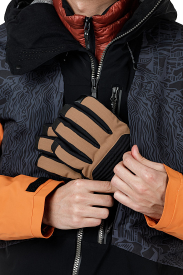 Куртка мужская Quiksilver Travis Rice Stretch Black Forest Vibes - Фото 5 большая