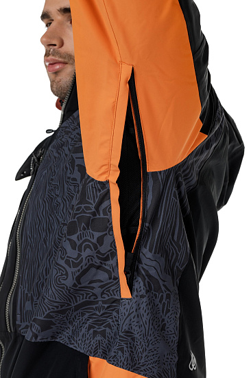 Куртка мужская Quiksilver Travis Rice Stretch Black Forest Vibes - Фото 6 большая