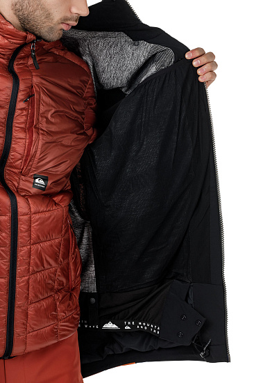 Куртка мужская Quiksilver Travis Rice Stretch Black Forest Vibes - Фото 10 большая