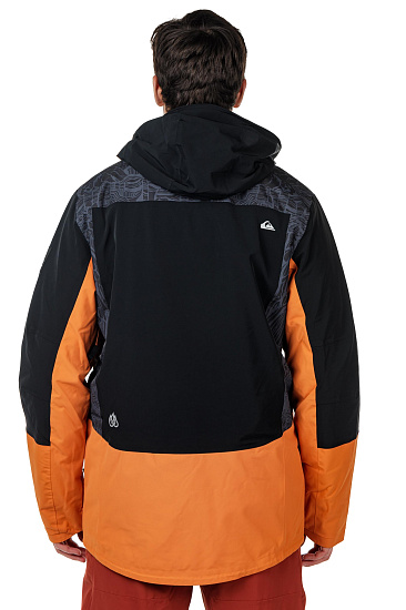 Куртка мужская Quiksilver Travis Rice Stretch Black Forest Vibes - Фото 13 большая