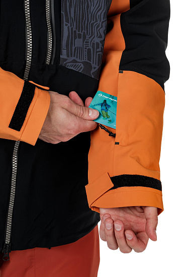 Куртка мужская Quiksilver Travis Rice Stretch Black Forest Vibes - Фото 16 большая