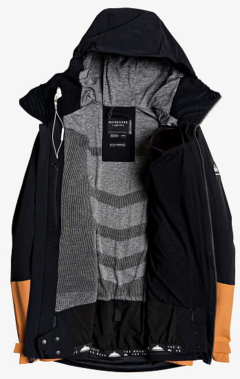 Куртка мужская Quiksilver Travis Rice Stretch Black Forest Vibes - Фото 3 большая
