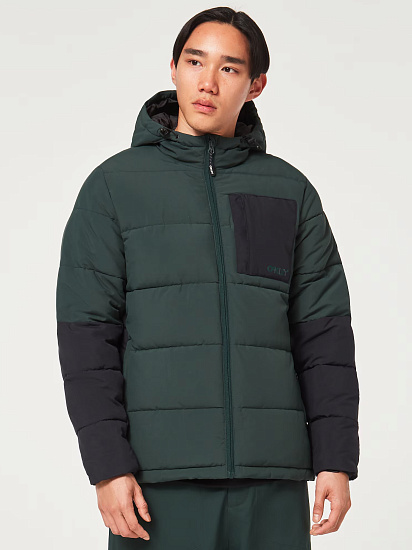Куртка мужская Oakley Tahoe Puffy RC Hunter Green/Blackout - Фото 4 большая