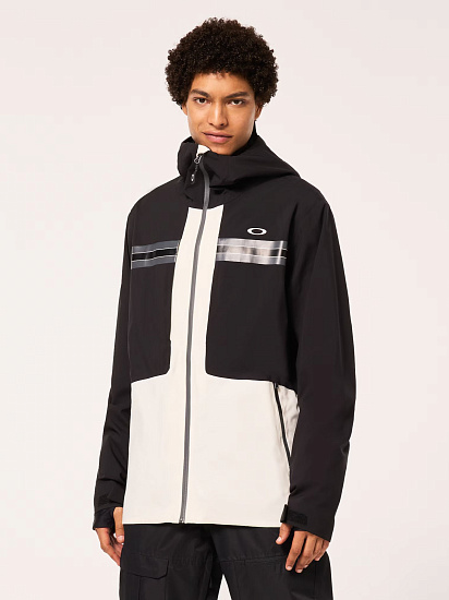 Куртка мужская Oakley TC Reduct Earth Shell Arctic White/Blackout - Фото 4 большая