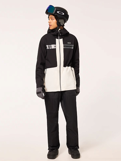 Куртка мужская Oakley TC Reduct Earth Shell Arctic White/Blackout - Фото 15 большая