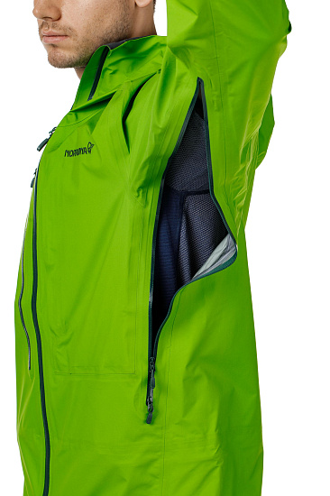 Куртка мужская Norrona Lofoten Gore-Tex Active Bamboo Green - Фото 4 большая