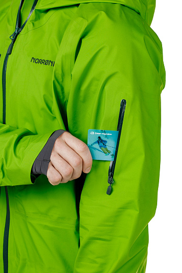 Куртка мужская Norrona Lofoten Gore-Tex Active Bamboo Green - Фото 13 большая