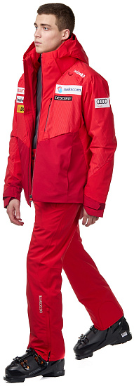 Куртка мужская Descente S.I.O Insulated Swiss National Team Replica Electric Red - Фото 2 большая