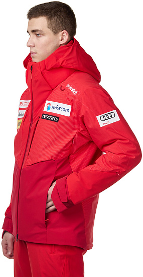 Куртка мужская Descente S.I.O Insulated Swiss National Team Replica Electric Red - Фото 3 большая