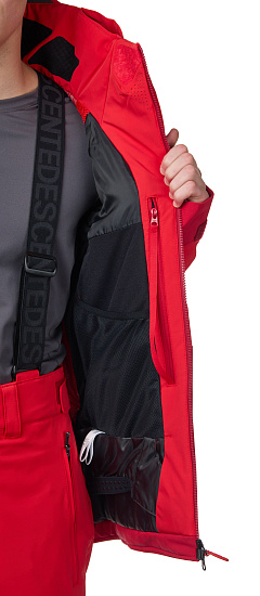 Куртка мужская Descente S.I.O Insulated Swiss National Team Replica Electric Red - Фото 8 большая