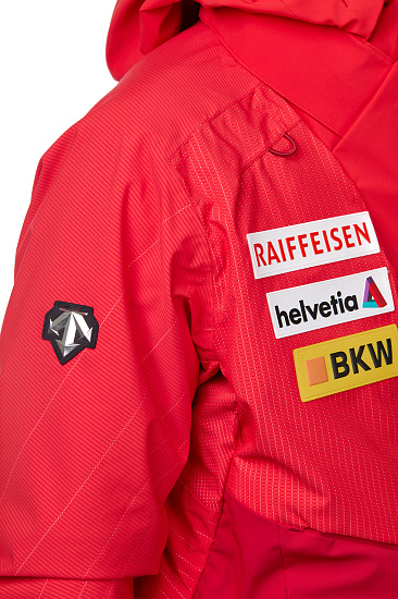 Куртка мужская Descente S.I.O Insulated Swiss National Team Replica Electric Red - Фото 11 большая