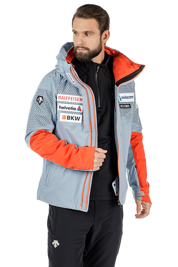 Куртка мужская Descente Swiss Ski Team Replica Titanium - Фото 7 большая