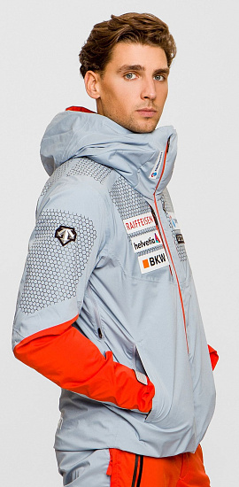 Куртка мужская Descente Swiss Ski Team Replica Titanium - Фото 3 большая