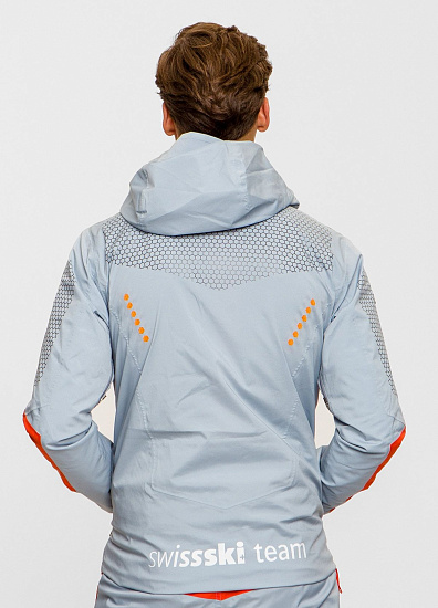 Куртка мужская Descente Swiss Ski Team Replica Titanium - Фото 5 большая