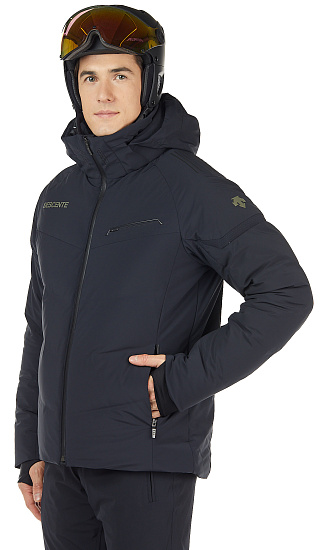 Куртка мужская Descente Swiss Down Black/Black - Фото 4 большая
