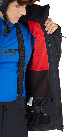 Куртка мужская Descente Swiss Down Black/Black - Фото 13 большая