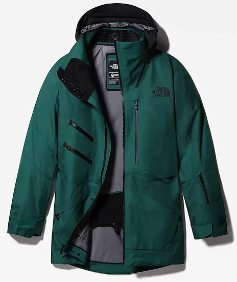 Куртка мужская The North Face Brigandine Evergreen/Tnf Black - Фото 2 большая