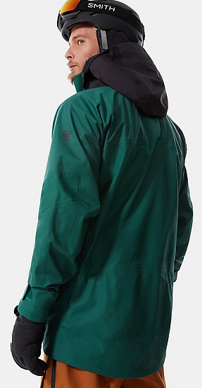 Куртка мужская The North Face Brigandine Evergreen/Tnf Black - Фото 6 большая