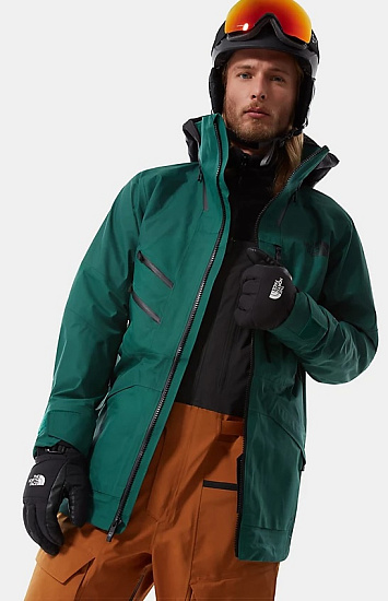 Куртка мужская The North Face Brigandine Evergreen/Tnf Black - Фото 7 большая