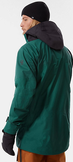 Куртка мужская The North Face Brigandine Evergreen/Tnf Black - Фото 8 большая