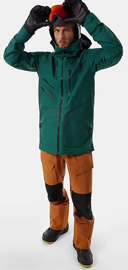 Куртка мужская The North Face Brigandine Evergreen/Tnf Black - Фото 12 большая